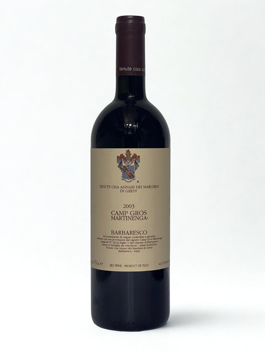 Barbaresco Camp Gros Martinenga 2003
