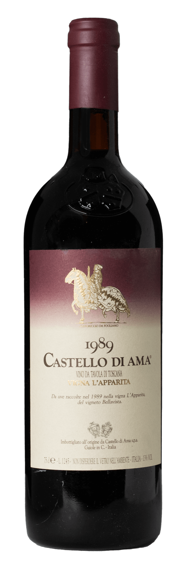 Vigna L'Apparita 1989