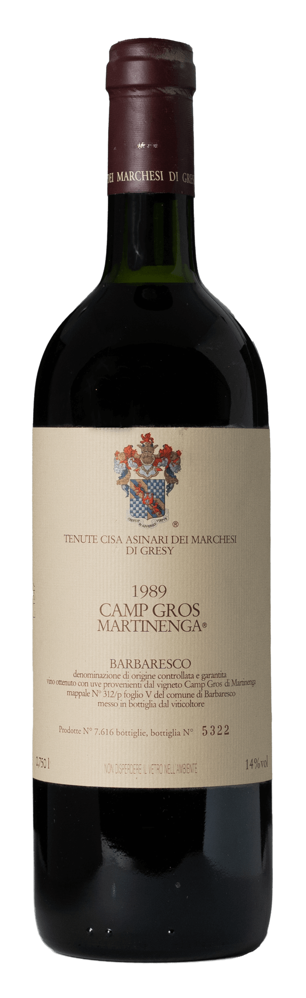 Barbaresco Camp Gros 1989