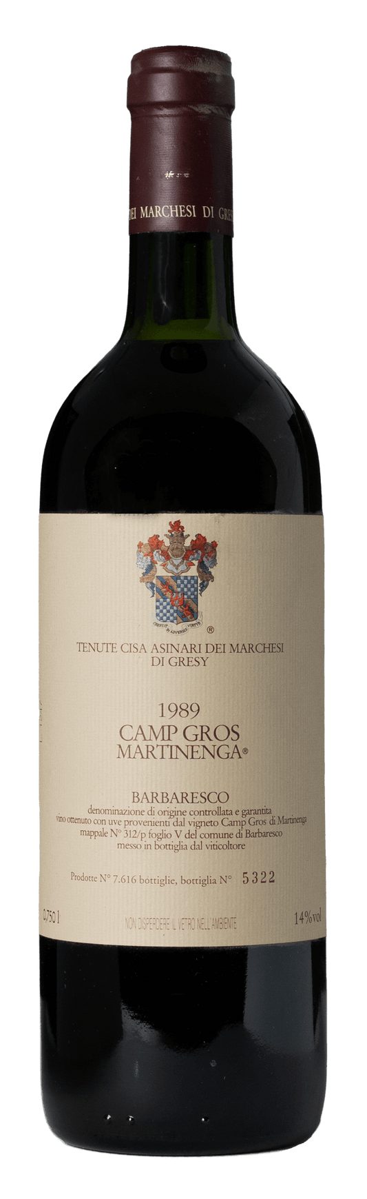 Barbaresco Camp Gros 1989